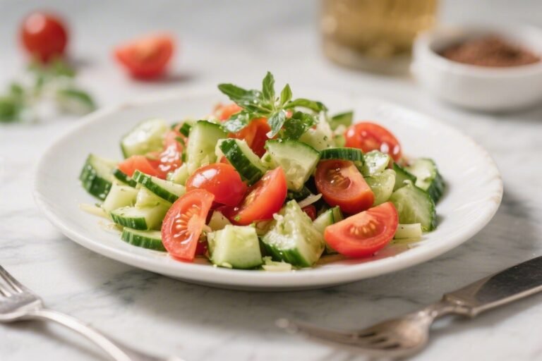Tomato Cucumber Summer Salad – Fresh, Crisp, and Ready in Minutes
