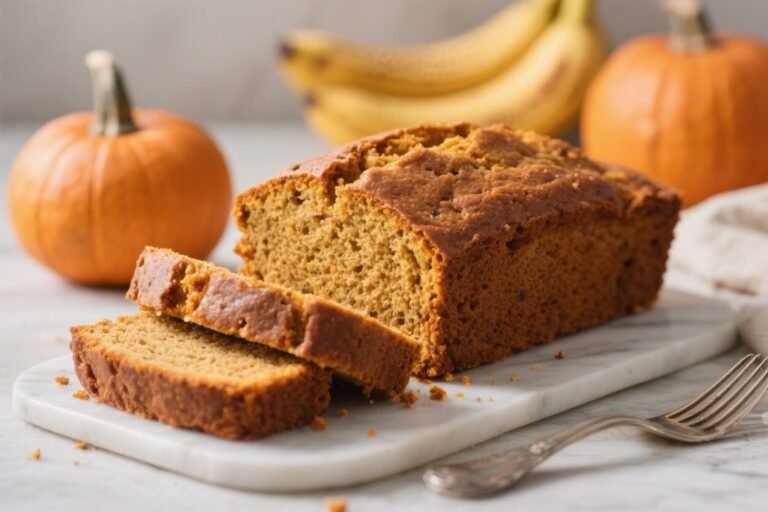 Pumpkin Flour Banana Bread – A Cozy, Nutty Twist on a Classic