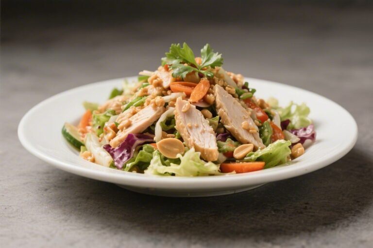 Thai Peanut Chicken Salad – A Fresh, Crunchy, Flavor-Packed Meal