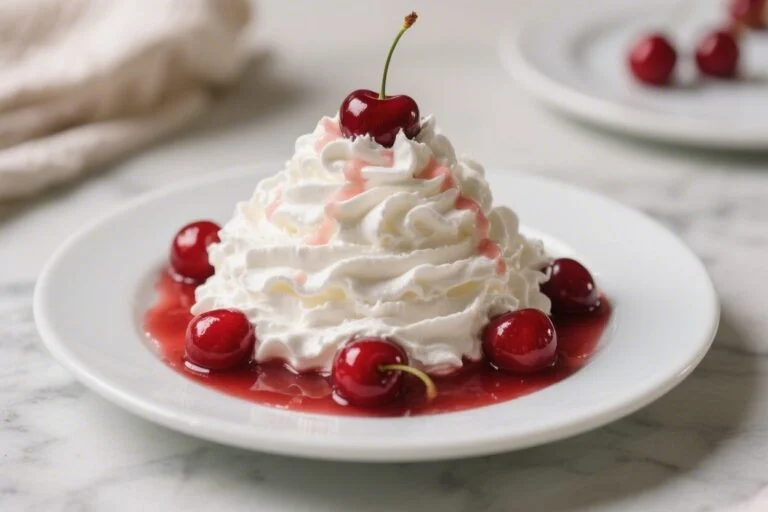 Classic Cherry Fluff Dessert – A Light, Creamy Crowd-Pleaser