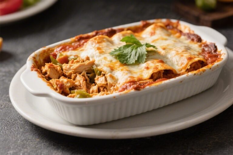 Mexican Chicken Enchilada Casserole – A Cozy, Crowd-Pleasing Favorite