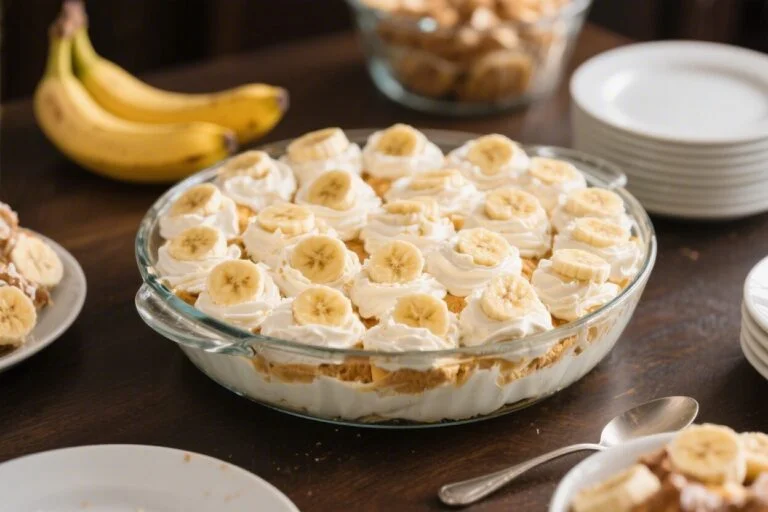 Banana Pudding for a Crowd – Creamy, Comforting, and Party-Ready