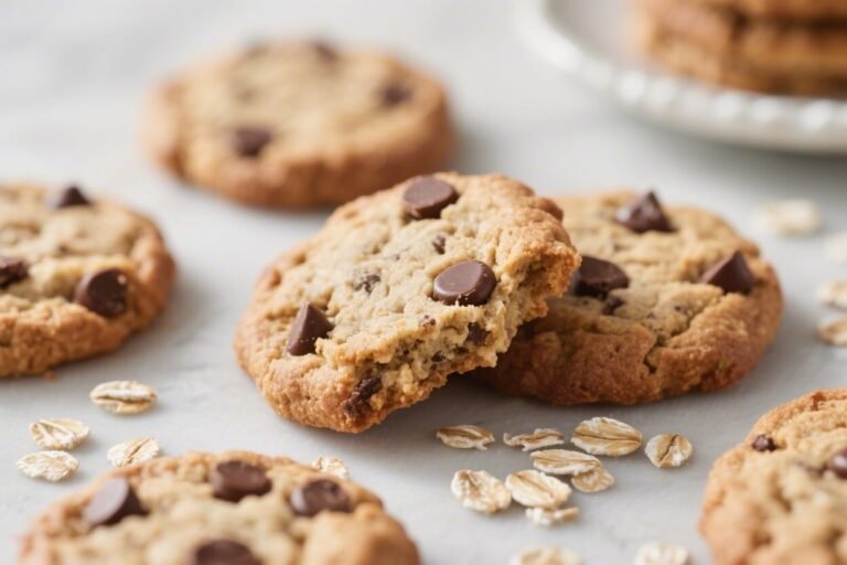 Vegan Oatmeal Chocolate Chip Cookies – Chewy, Comforting, and Easy