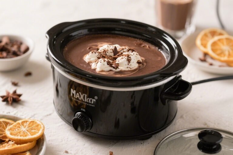 Spicy Mexican Hot Cocoa in Crockpot – Cozy, Rich, and Gently Spiced