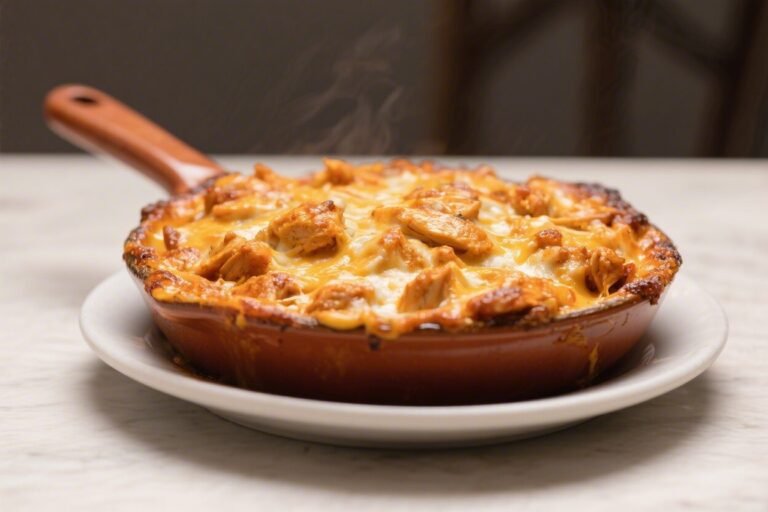 Cheesy Buffalo Chicken Casserole – A Creamy, Spicy Comfort Classic