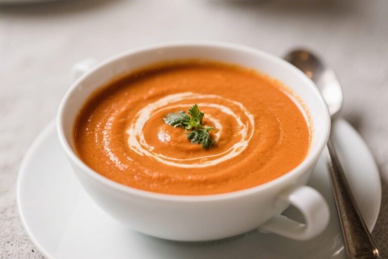 Classic Creamy Tomato Soup – Comfort in a Bowl