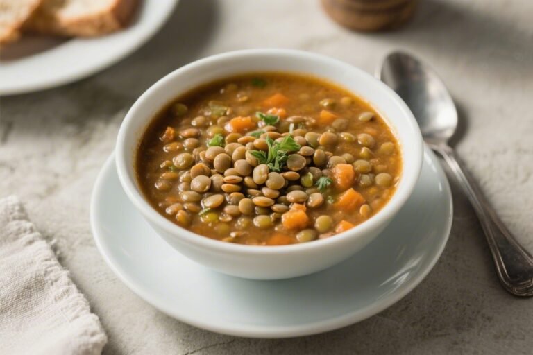 Rustic Tuscan Lentil Soup – A Cozy, Hearty Classic