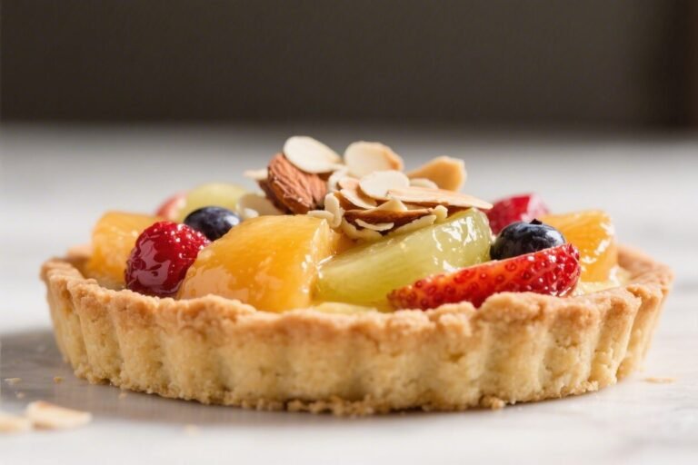 Egg-Free Fruit Tart With Almond Crust – A Fresh, Bright Dessert That’s Simple to Love