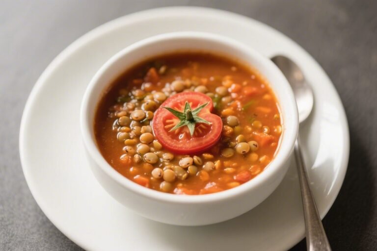 Vegan Tomato Lentil Soup – Cozy, Hearty, and Easy to Make
