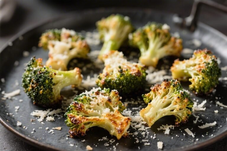 Parmesan Roasted Broccoli Bites – Crispy, Cheesy, and Easy