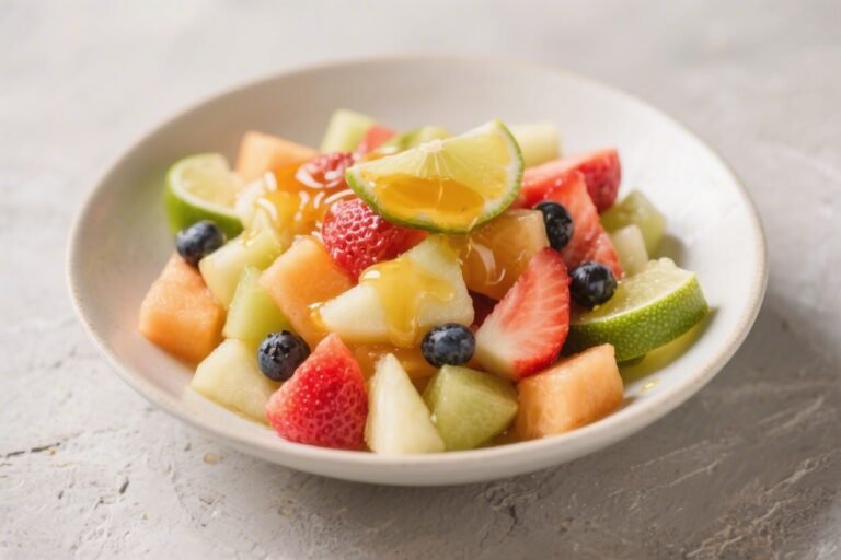 Summer Fruit Salad With Honey Lime Dressing – Bright, Fresh, and Easy