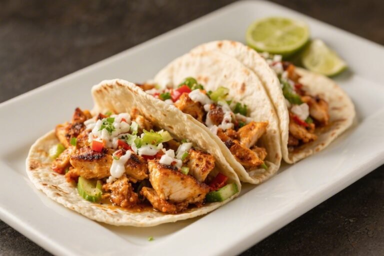 Spicy Baked Chicken Street Tacos – Easy, Flavorful, and Weeknight-Friendly