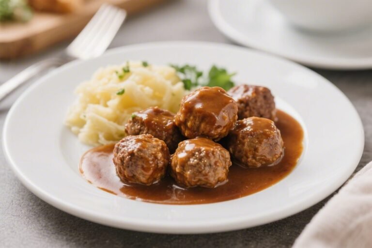 Swedish Meatballs With Gravy – Cozy, Classic, and Comforting