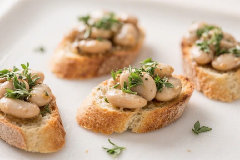Cannellini Bean Crostini With Herbs – Simple, Bright, and Satisfying